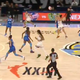 The Mercury’s Kia Nurse drains a half-court three-point shot at the buzzer to beat the Chicago Sky 84-83.